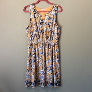 Pixley Mustard yellow summer dress
